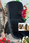 Hazzel 023 Black Rayon Embroidery Pakistani Salwar Suits Wholesalers In Surat